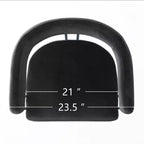 Lot de 6 tabourets de bar modernes de 61 cm de hauteur de comptoir avec dossier et accoudoirs, tabourets de comptoir rembourrés en velours pour îlot de cuisine ou bar-Panipeachy