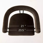 Lot de 6 tabourets de bar modernes de 61 cm de hauteur de comptoir avec dossier et accoudoirs, tabourets de comptoir rembourrés en velours pour îlot de cuisine ou bar-Panipeachy
