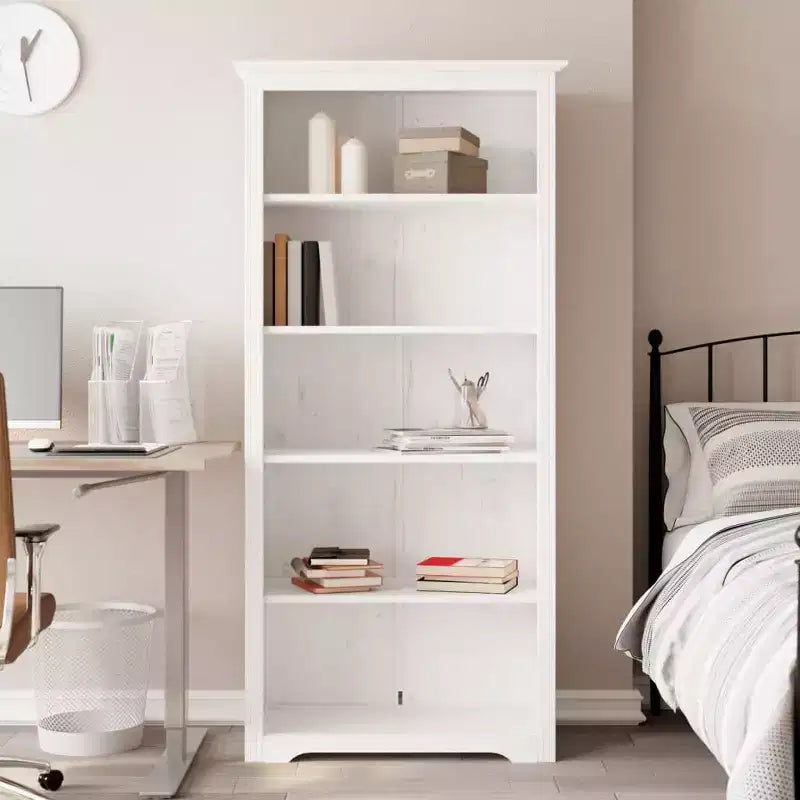 vidaXL Bibliothèque BODO Bois d'ingénierie Rangement moderne pour salon Étagère à livres pour la maison