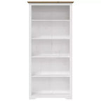 vidaXL Bibliothèque BODO Bois d'ingénierie Rangement moderne pour salon Étagère à livres pour la maison