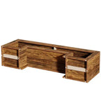 Meuble TV central, Meuble console multimédia vintage