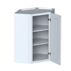 Meuble bas de cuisine Shaker CASAINC 24 L x 36 H x 12 P, cadre en bois massif, peinture à l'eau à faible teneur en COV, fermeture douce, à assembler, gris tourterelle