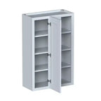 Meuble bas de cuisine CASAINC 27 L x 42 H x 12 P Shaker, cadre en bois massif, peinture à base d'eau à faible teneur en COV, fermeture douce, RTA, gris tourterelle