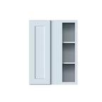 CASAINC 27 W x 36 H x 12 D Shaker Base Kitchen Cabinet, Solid Wood Frame, Water-Based Low-VOC Paint, Soft-Close, RTA, Dove Gray