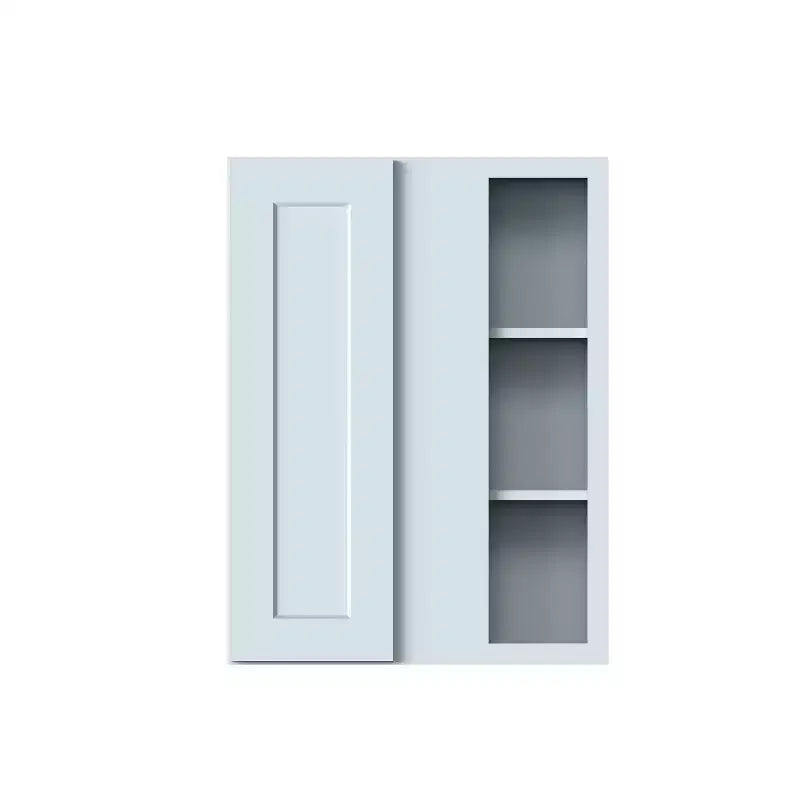 CASAINC 27 W x 36 H x 12 D Shaker Base Kitchen Cabinet, Solid Wood Frame, Water-Based Low-VOC Paint, Soft-Close, RTA, Dove Gray