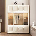 Clihome Portable Wardrobe Closet Organizer for Clothes,Clothes Dresser,Baby Wardrobe Storage Cabinet