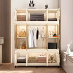 Clihome Armoire portable, Organisateurs de placard pour vêtements, Commode à vêtements, Armoire de rangement pour bébé