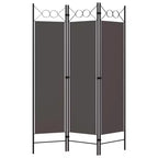vidaXL Room Divider Freestanding Folding Privacy Screen for Room Separation