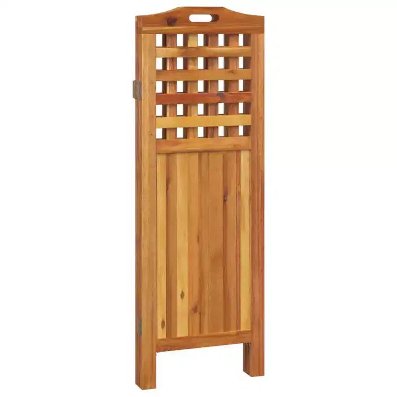 vidaXL Paravent à 3 Panneaux Séparateur de Pièce Bois Massif d'Acacia
