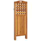 vidaXL Paravent à 3 Panneaux Séparateur de Pièce Bois Massif d'Acacia
