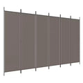 vidaXL Room Divider Folding Partition Privacy Screen for Home Office Fabric