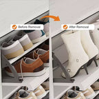 Meuble à chaussures en bois à 6 tiroirs avec étagère réglable - Rangement à chaussures dissimulé pour entrée, couloir, salon