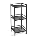 Metal Shelf Stand  12 Narrow Storage Unit for Bathroom, Kitchen & Laundry Organization (Set of 1)