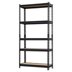 Étagères de rangement robustes, étagères de rangement de garage à 5 niveaux, unité d'étagères de rangement métalliques réglables, étagères de rangement de garage faciles à assembler
