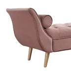 Banc de bout de lit moderne en velours pour chambre à coucher, banc capitonné avec pieds en bois massif pour salon ou entrée - Panipeachy