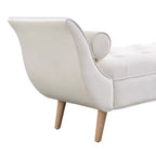 Banc de bout de lit moderne en velours pour chambre à coucher, banc capitonné avec pieds en bois massif pour salon ou entrée - Panipeachy