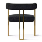 Ensemble Table à Manger Ovale Extensible 3-en-1 avec Chaises Rembourrées en Chenille et Pieds en Métal Doré, Meuble de Salle à Manger Polyvalent - Panipeachy