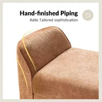 Banc moderne Donna en tissu chenille|HULALA HOME-BEIGE