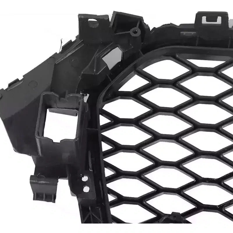 Acekool Calandre avant Audi A4 B8PA 8K0853651E, maille nid d'abeille noire brillante, remplacement ABS, modèle européen, mise à niveau pare-chocs avant sans logo