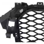 Acekool Calandre avant Audi A4 B8PA 8K0853651E, maille nid d'abeille noire brillante, remplacement ABS, modèle européen, mise à niveau pare-chocs avant sans logo