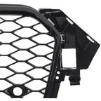 Acekool Calandre avant Audi A4 B8PA 8K0853651E, maille nid d'abeille noire brillante, remplacement ABS, modèle européen, mise à niveau pare-chocs avant sans logo