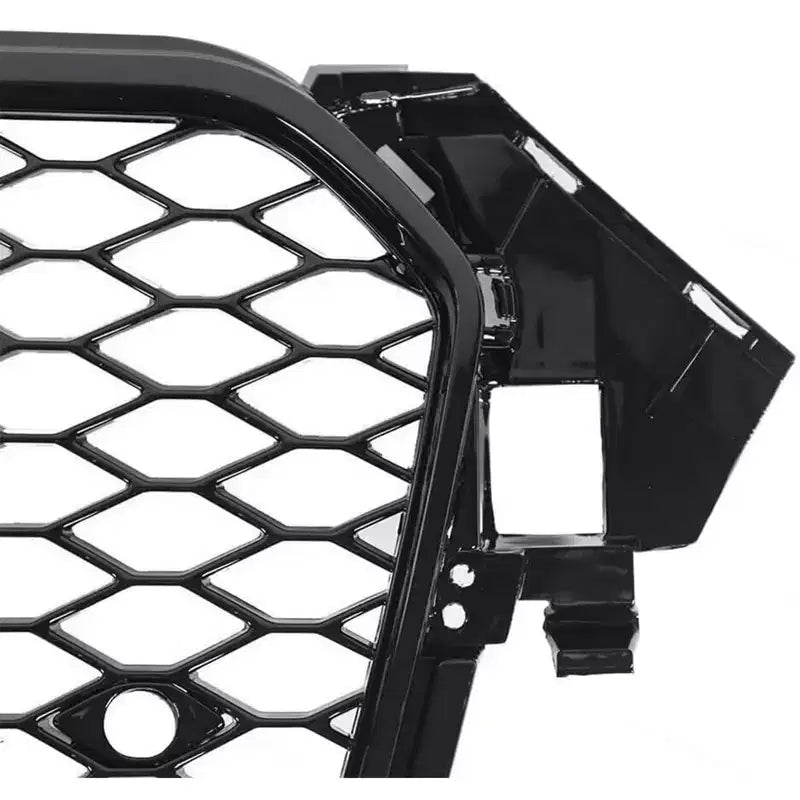 Acekool Calandre avant Audi A4 B8PA 8K0853651E, maille nid d'abeille noire brillante, remplacement ABS, modèle européen, mise à niveau pare-chocs avant sans logo