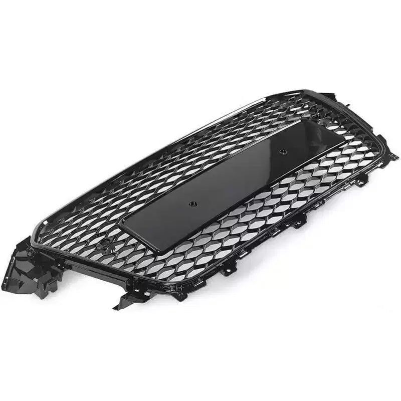 Acekool Calandre avant Audi A4 B8PA 8K0853651E, maille nid d'abeille noire brillante, remplacement ABS, modèle européen, mise à niveau pare-chocs avant sans logo