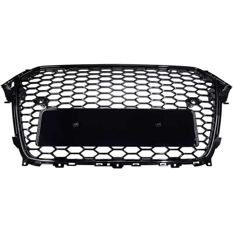 Acekool Calandre avant Audi A4 B8PA 8K0853651E, maille nid d'abeille noire brillante, remplacement ABS, modèle européen, mise à niveau pare-chocs avant sans logo