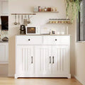 CuisinSmart Kitchen Storage Cabinet, 42 Sideboard Buffet Cabinet with Drawers, Modern Farmhouse Coffee Bar Station, for Living Dining Room