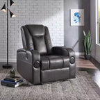 Fauteuil Uvalde avec chargeur USB/sans fil et haut-parleur - Gris - iNSPIRE Q