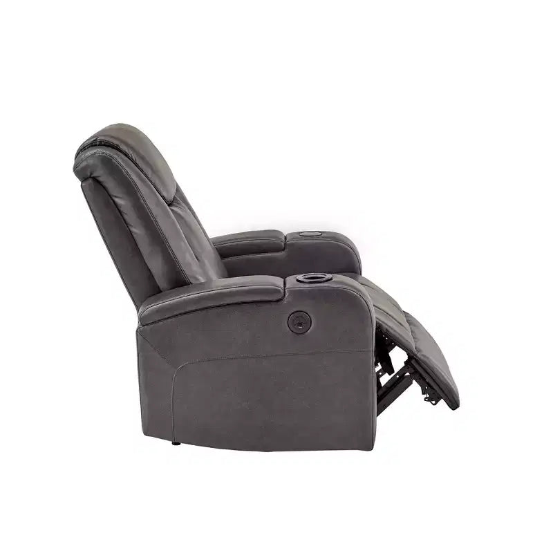 Fauteuil Uvalde avec chargeur USB/sans fil et haut-parleur - Gris - iNSPIRE Q