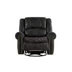 Wayne Microfiber Nailhead Swivel Glider Recliner - iNSPIRE Q