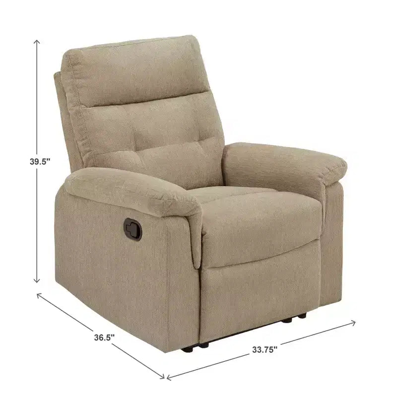 Fauteuil inclinable manuel Shiner Chenille - iNSPIRE Q