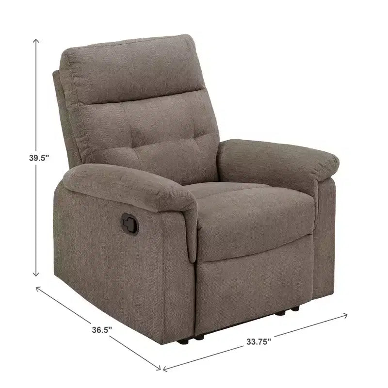 Fauteuil inclinable manuel Shiner Chenille - iNSPIRE Q