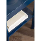 Table d'appoint en bois Talcott de Kate et Laurel, 16x10x25, bleu marine