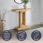 Console en bois massif Pismo de 36 po
