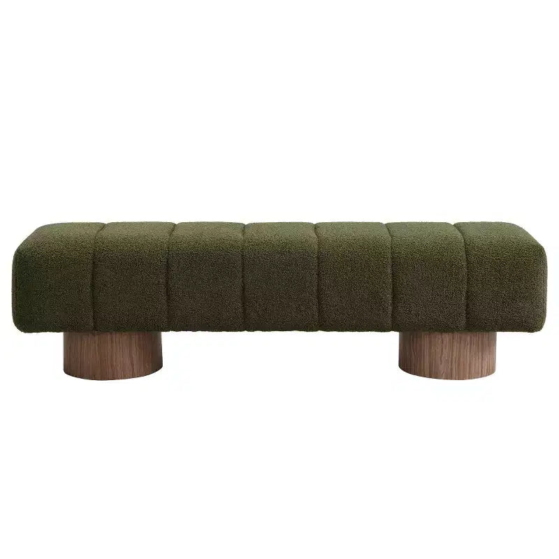 Banc de salle à manger moderne capitonné 64", banc d'entrée, banc de fenêtre pour salon ou entrée, aucun assemblage requis - Panipeachy