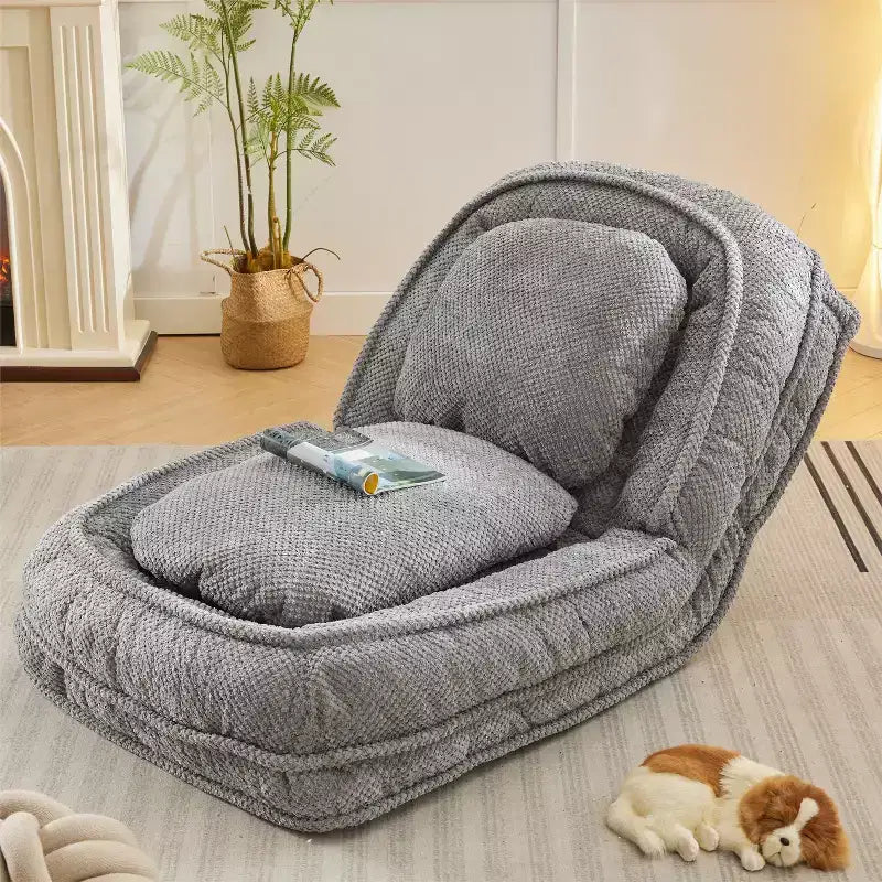 Canapé-lit de sol réglable multiposition, chaise longue pour s'asseoir et dormir, meuble de salon ou de chambre à coucher peu encombrant