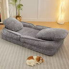Canapé-lit de sol réglable multiposition, chaise longue pour s'asseoir et dormir, meuble de salon ou de chambre à coucher peu encombrant