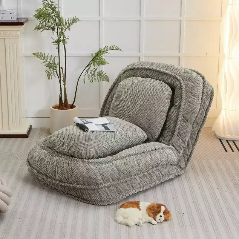 Canapé-lit de sol réglable multiposition, chaise longue pour s'asseoir et dormir, meuble de salon ou de chambre à coucher peu encombrant