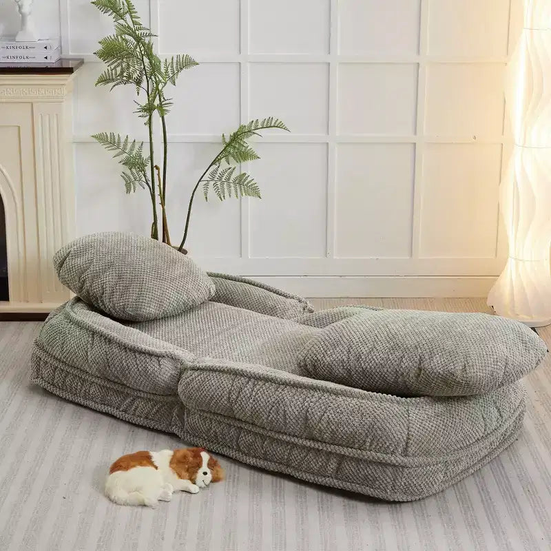 Canapé-lit de sol réglable multiposition, chaise longue pour s'asseoir et dormir, meuble de salon ou de chambre à coucher peu encombrant