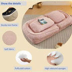 Canapé-lit de sol réglable multiposition, chaise longue pour s'asseoir et dormir, meuble de salon ou de chambre à coucher peu encombrant