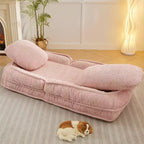 Canapé-lit de sol réglable multiposition, chaise longue pour s'asseoir et dormir, meuble de salon ou de chambre à coucher peu encombrant