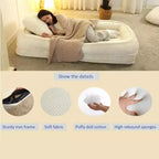 Canapé-lit de sol réglable multiposition, chaise longue pour s'asseoir et dormir, meuble de salon ou de chambre à coucher peu encombrant