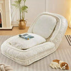 Canapé-lit de sol réglable multiposition, chaise longue pour s'asseoir et dormir, meuble de salon ou de chambre à coucher peu encombrant