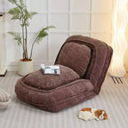 Canapé-lit de sol réglable multiposition, chaise longue pour s'asseoir et dormir, meuble de salon ou de chambre à coucher peu encombrant
