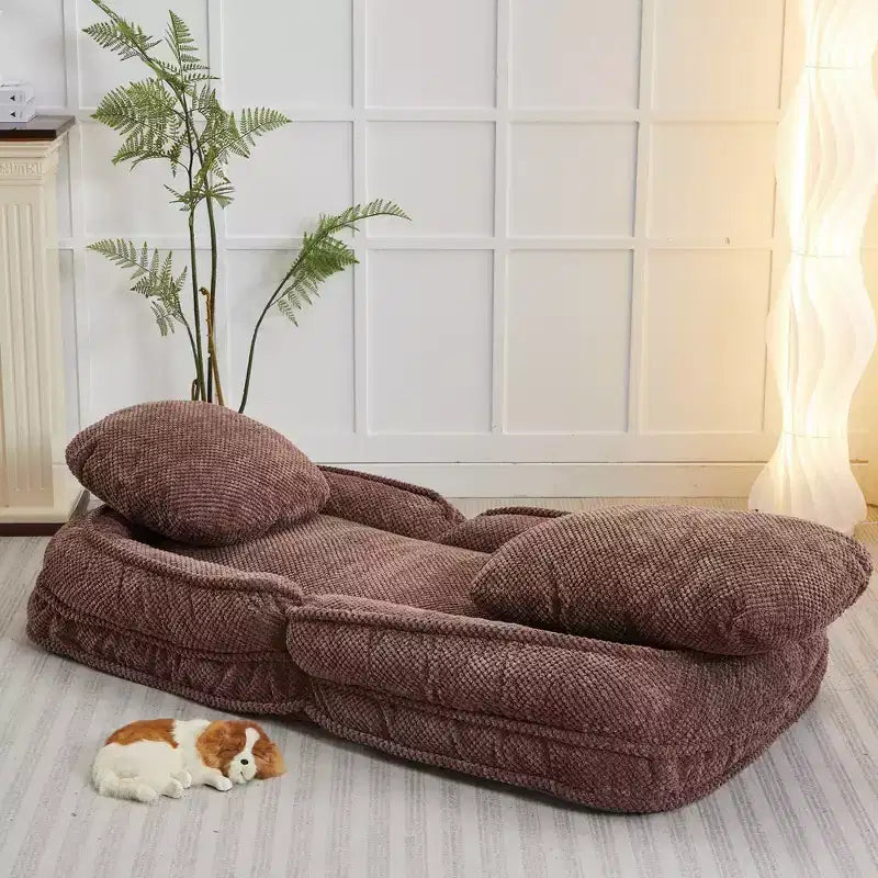Canapé-lit de sol réglable multiposition, chaise longue pour s'asseoir et dormir, meuble de salon ou de chambre à coucher peu encombrant