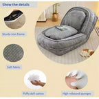 Canapé-lit de sol réglable multiposition, chaise longue pour s'asseoir et dormir, meuble de salon ou de chambre à coucher peu encombrant