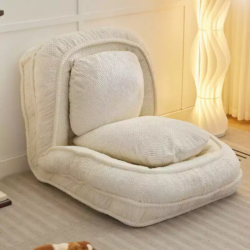 Canapé-lit de sol réglable multiposition, chaise longue pour s'asseoir et dormir, meuble de salon ou de chambre à coucher peu encombrant
