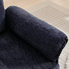 Fauteuil inclinable de sol réglable avec dossier inclinable à 90-180 degrés, canapé de jeu pliable et rembourré pour salon et chambre